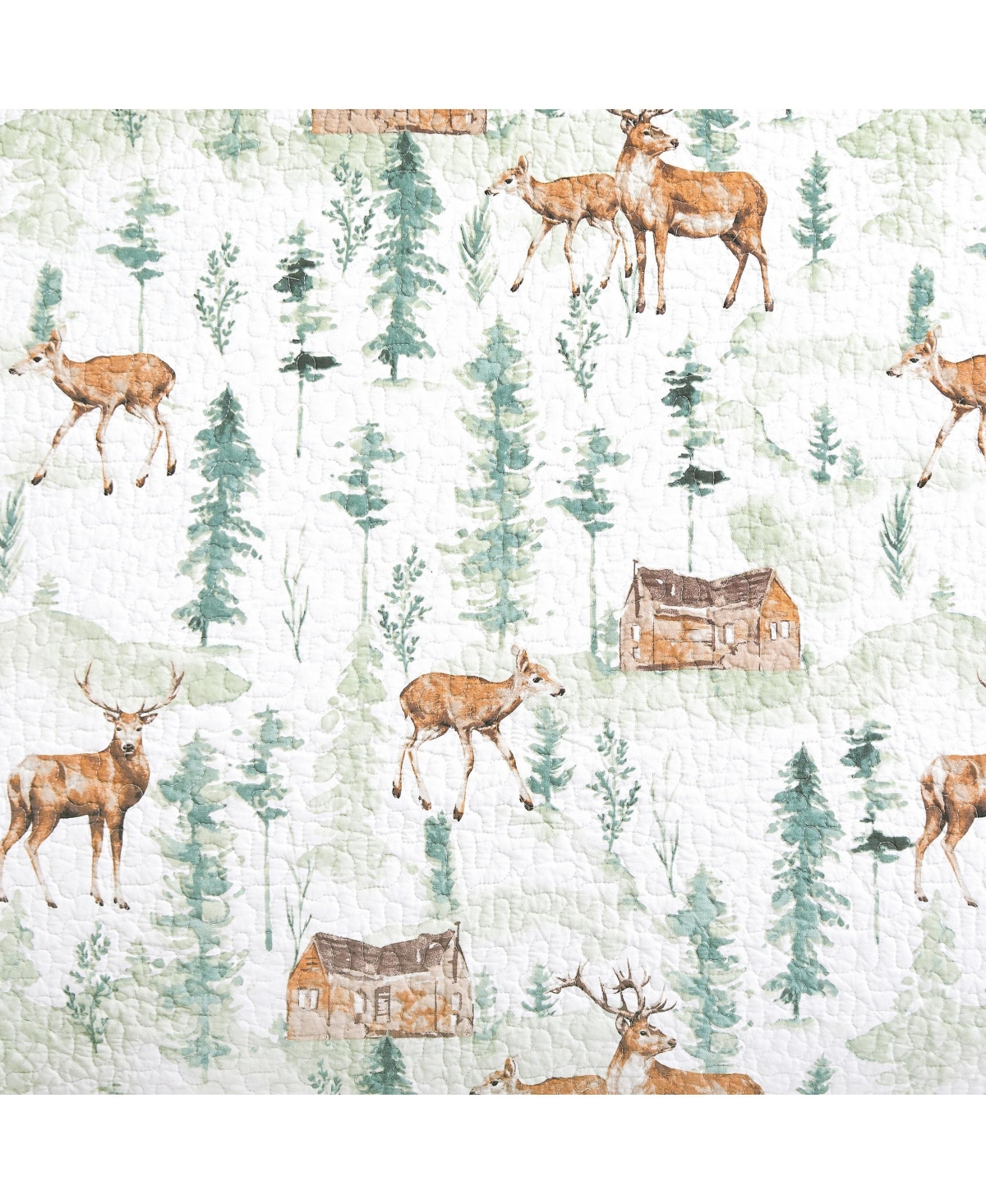 Christopher Forest Reversible Rustic King Quilt Set