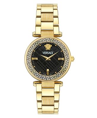 Versace - Women's Swiss Gold Ion Plated Stainless Steel Bracelet Watch 35mm