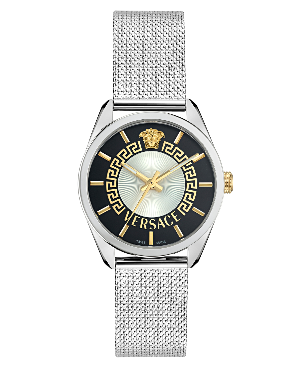 Versace Women's Swiss Stainless Steel Mesh Bracelet Watch 36mm
