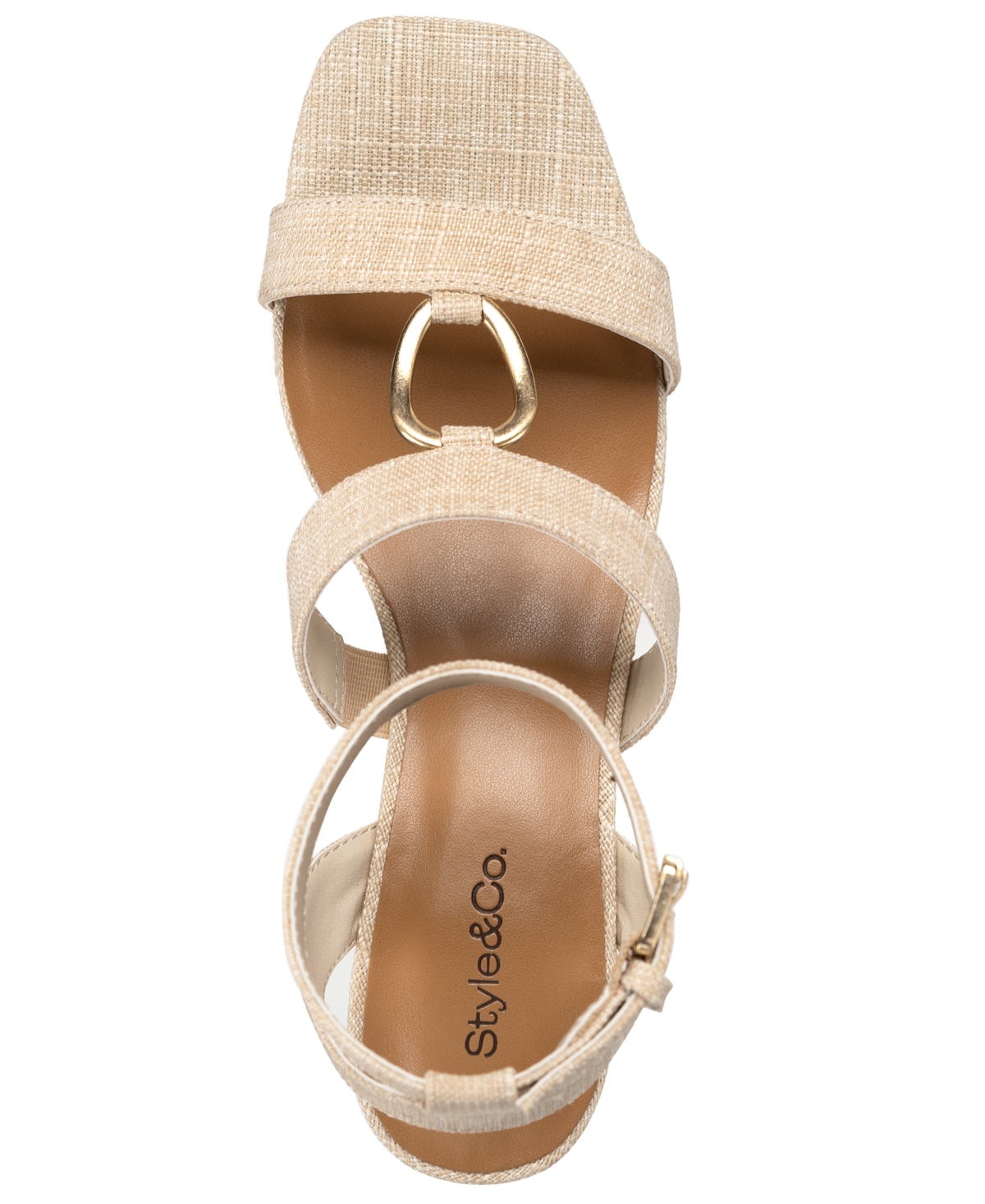 Style & Co Women's Lourizzaa Ankle-Strap Wedge Sandals, Created for Macy's