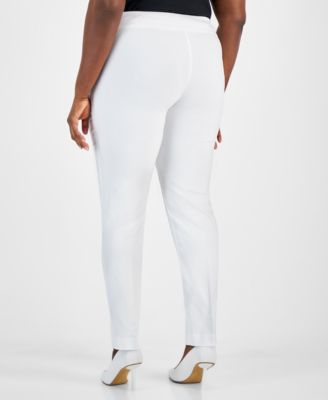 Plus Size Bengaline Skinny Pants, Created for Macy's