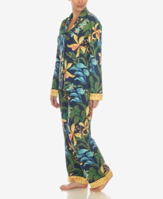 Women's 2 Pc. Wildflower Print Pajama Set