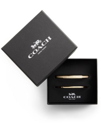 COACH THREE BANGLE BRACELET shops SET