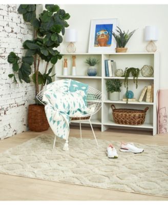 Granby Surf Rectangle Oblong Woven Accent Pillow, 14" x 22" w/ Tassels