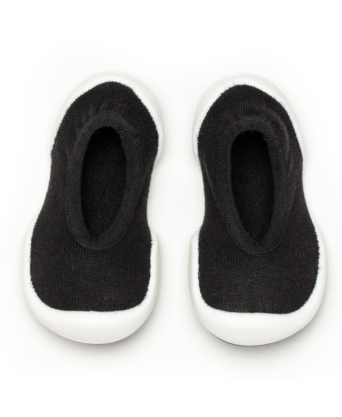 Детские Komuello Infant Girl Boy Breathable Washable Non-Slip Sock Shoes Flat - Onyx — фото 1