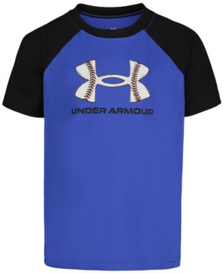 Under Armour - Little Boys Baseball Logo Raglan-Short-Sleeve T-Shirt
