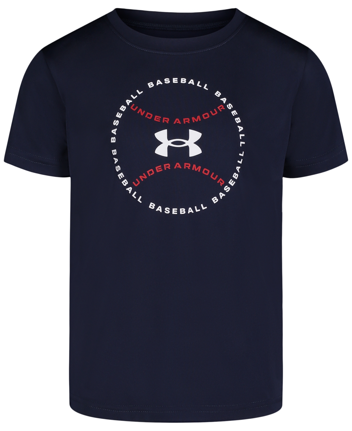Under Armour Kids' Little Boys All Baseball Graphic Short-sleeve T-shirt In Midnight Navy