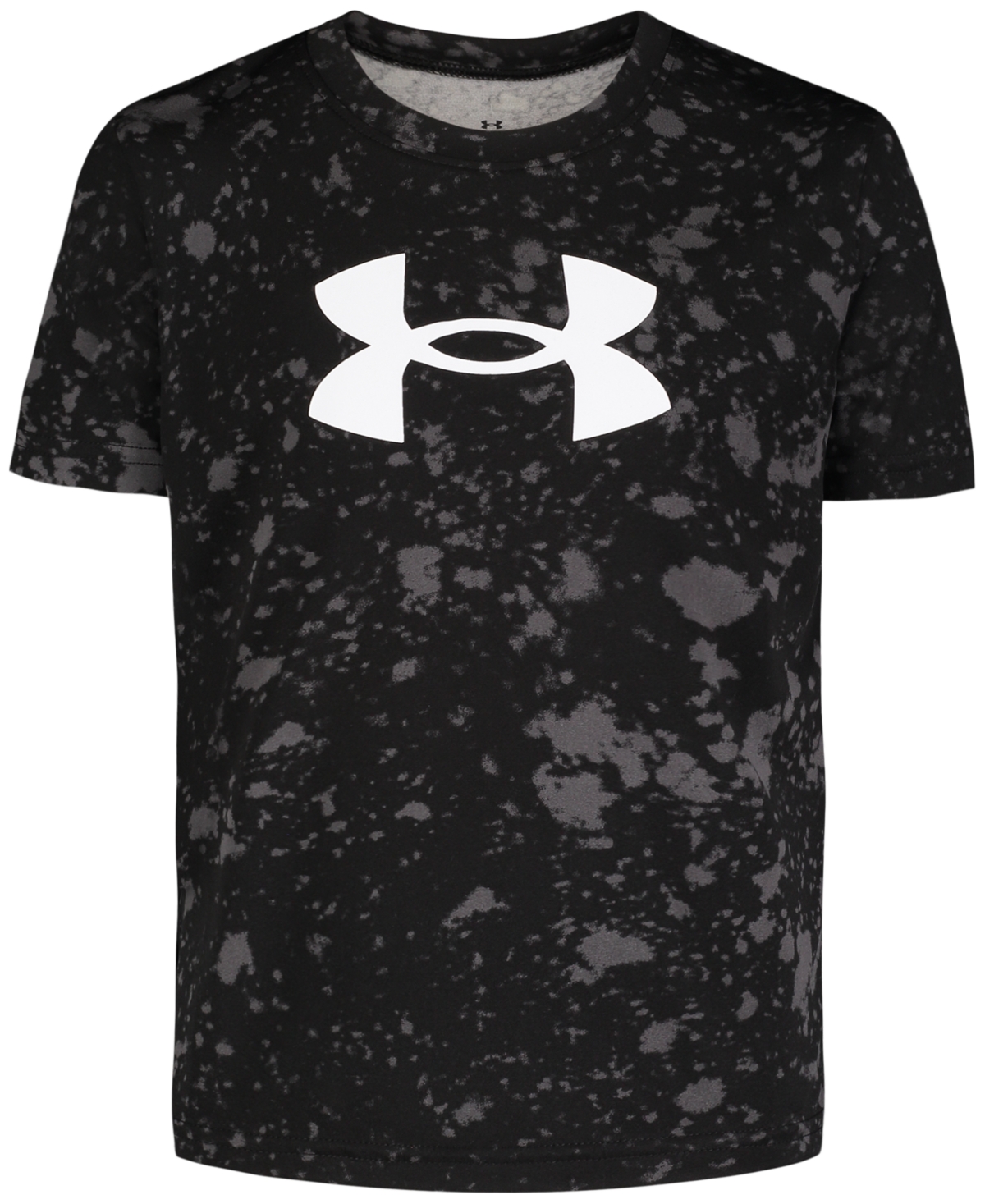 Under Armour Kids' Little Boys Printed Short-sleeve T-shirt In Anthracite