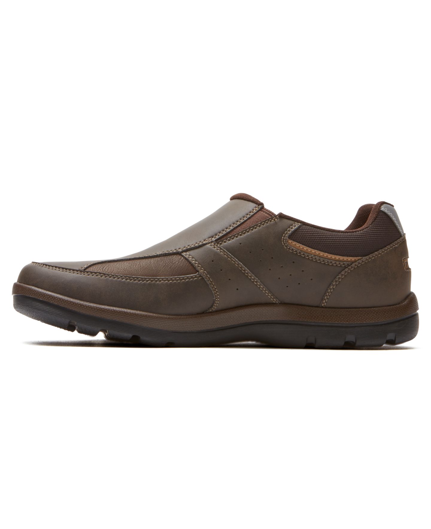 Мужские кроссовки Rockport Get Your Kicks Slip On, цвет: Коричневый — фото 4