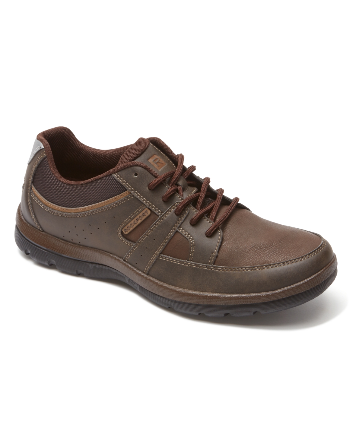 Shop Rockport Men's Get Your Kicks Lightweight Blucher Shoes In Brown