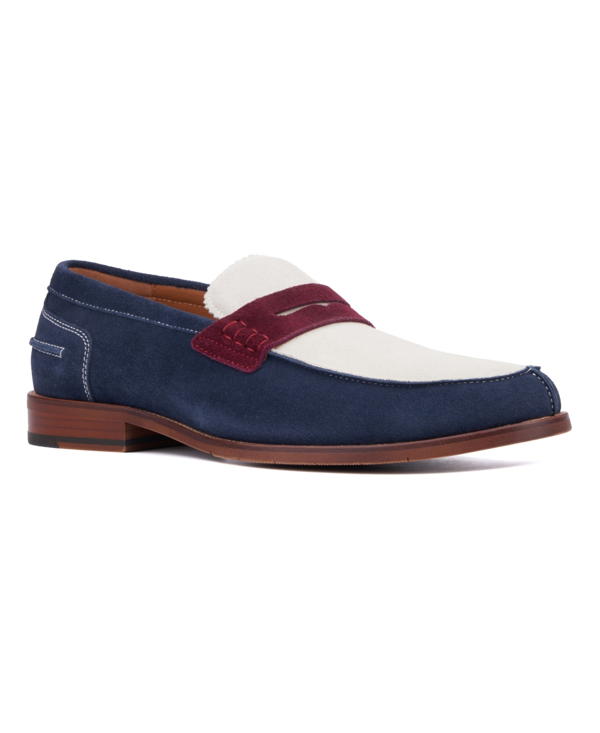 Shop Vintage Foundry Co Men's Brioc Dress Loafers In Navy