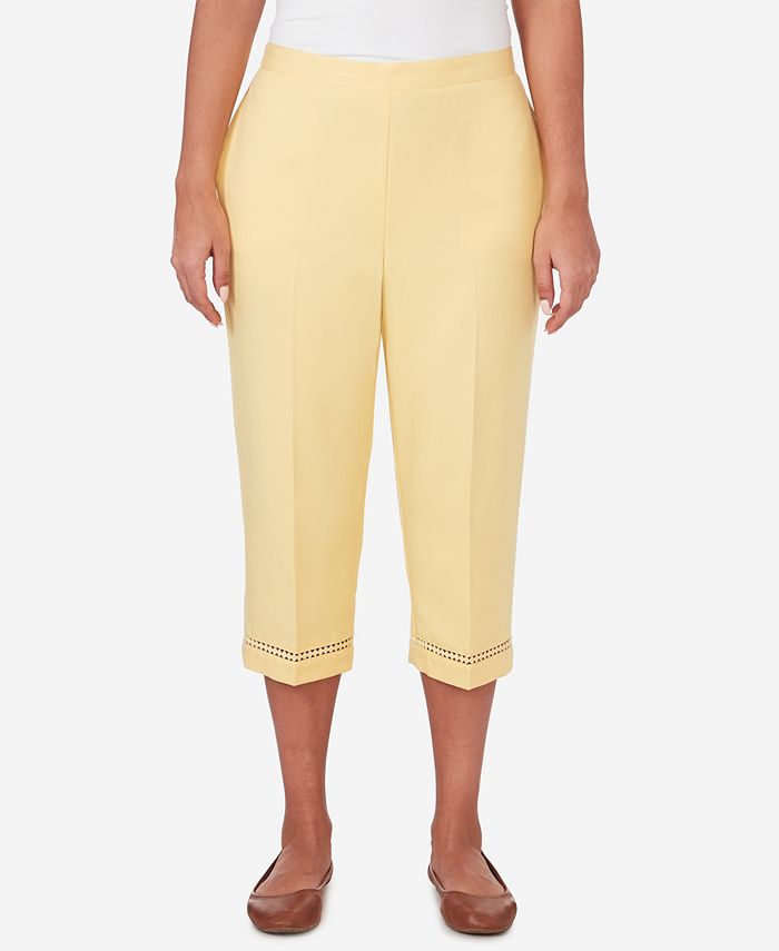 Macy's capri pants petite 2025
