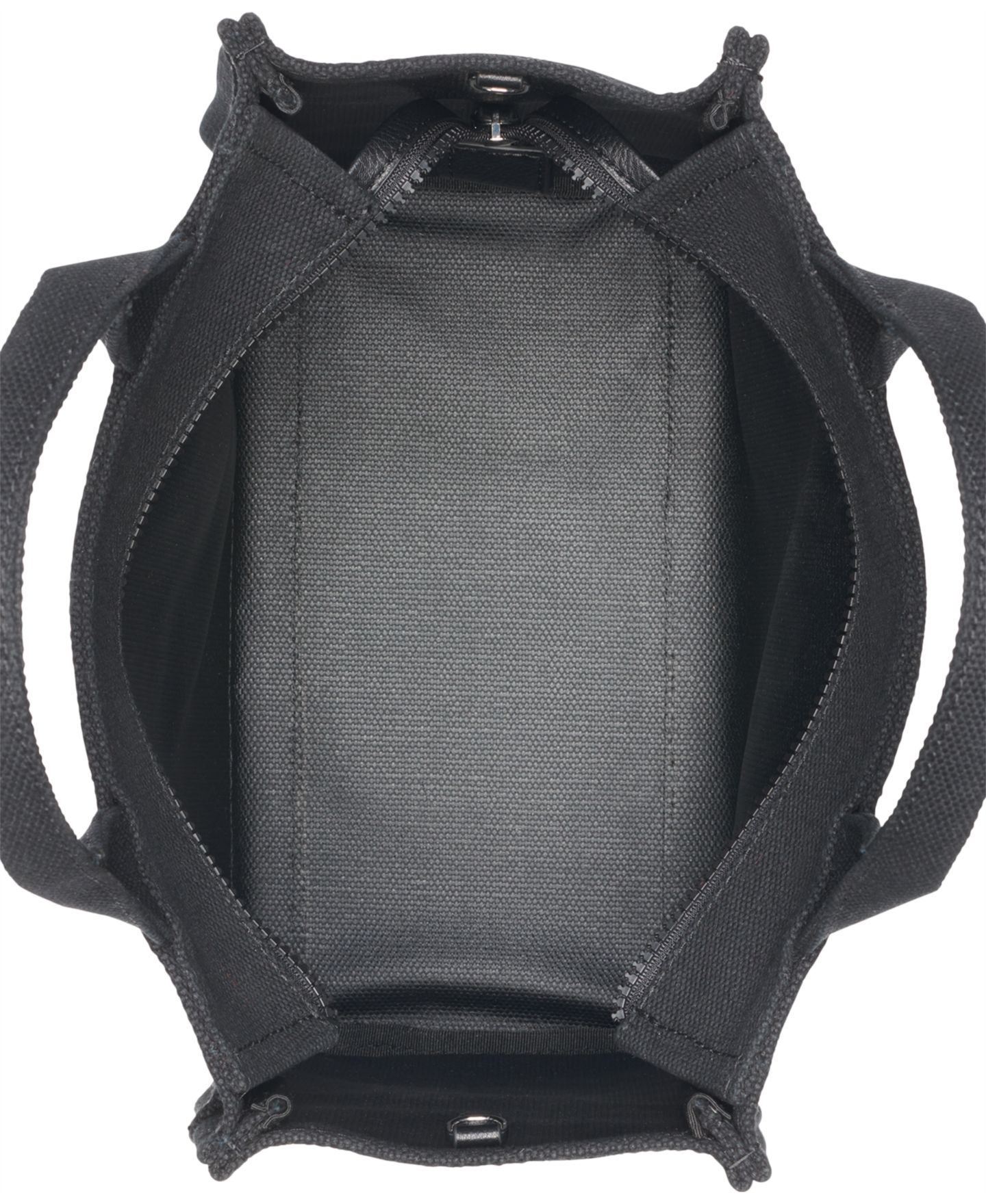 Женская сумка DKNY Hadlee Canvas Medium Tote, цвет: Чёрный — фото 2
