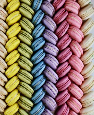 The Rainbow Box French Macarons, 10 Count Box