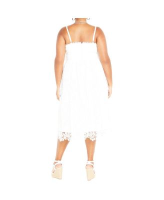 Plus Size Scarlet Lace Dress