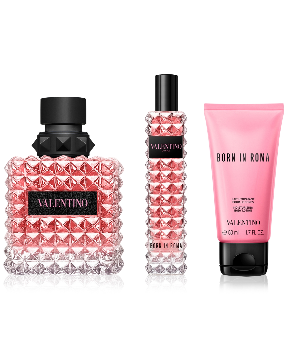 Shop Valentino 3-pc. Donna Born In Roma Eau De Parfum Gift Set In No Color