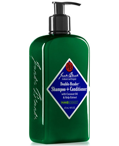 Jack Black Double-Header Shampoo + Conditioner, 16 oz