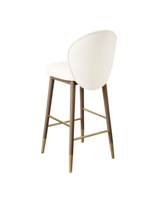 1 Pc. Velvet Counter Stool
