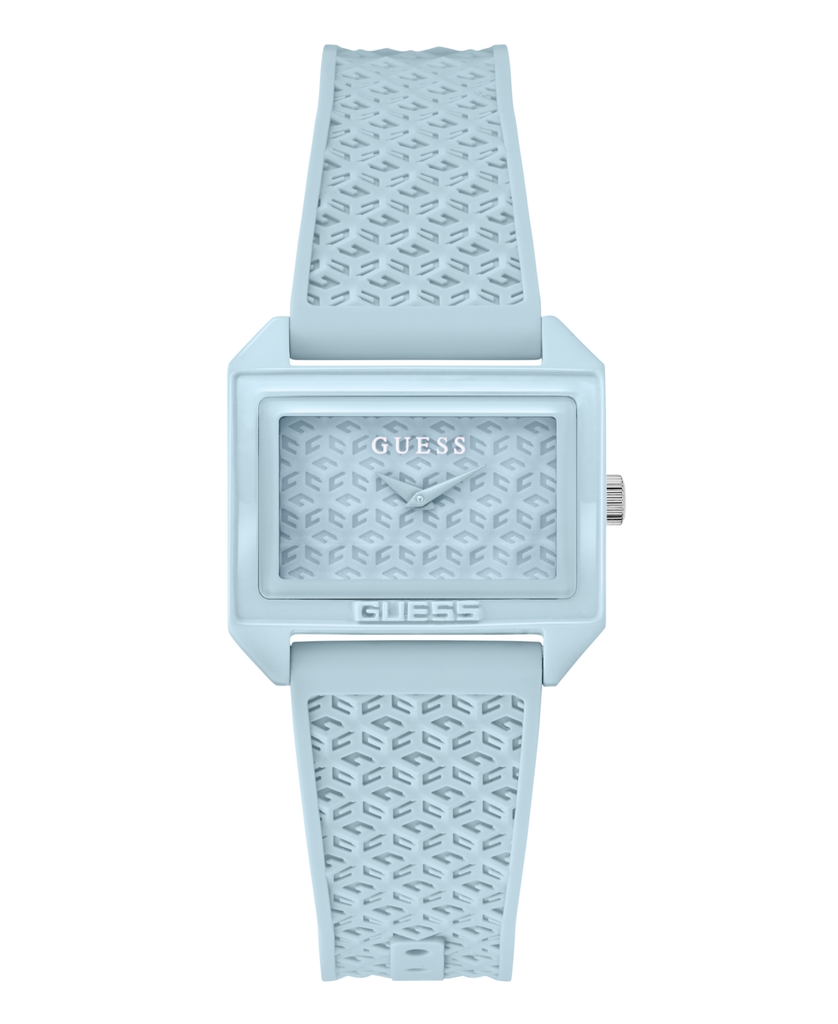 Guess Women's Analog Blue Silicone Watch 32mm