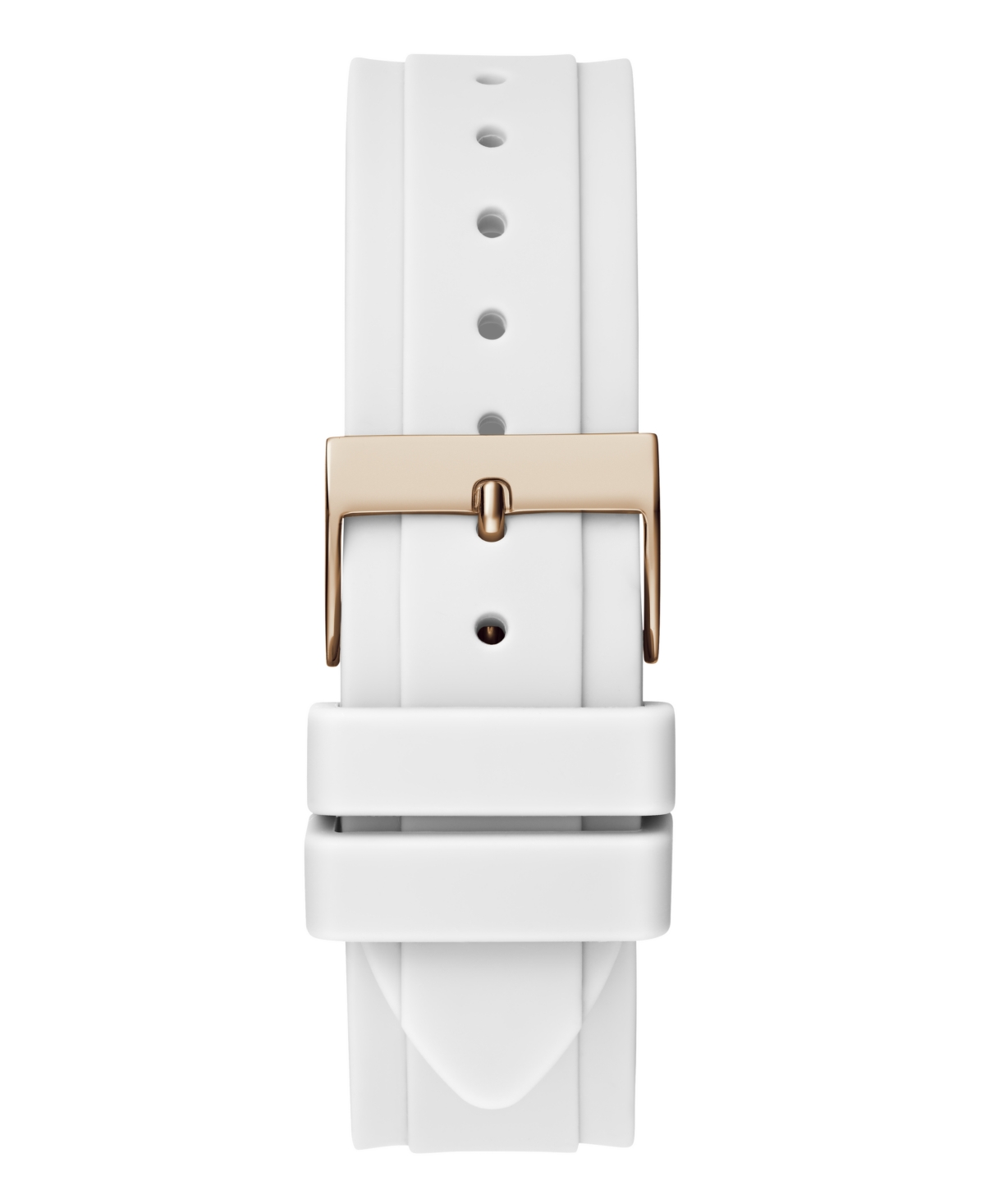 Shop Guess Women's Analog White Silicone Watch 39mm