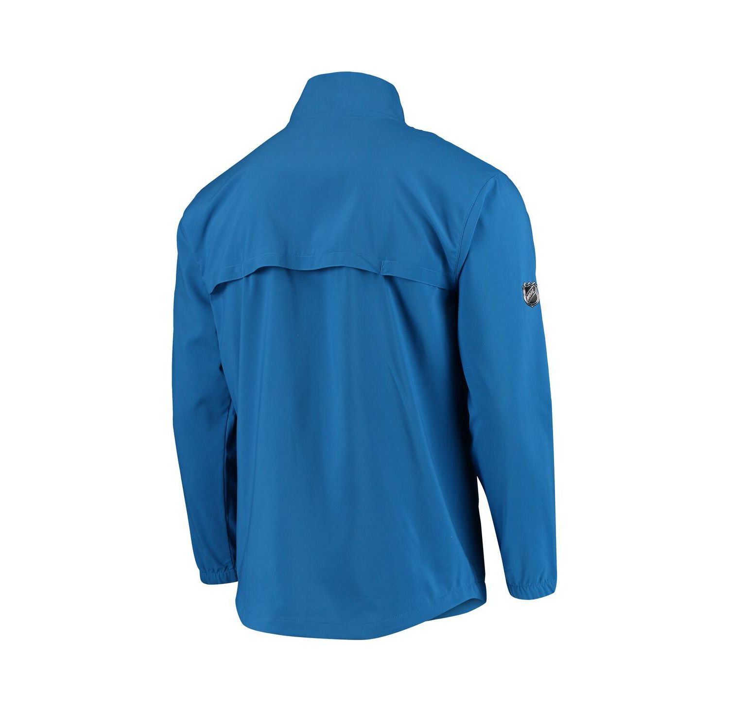 Men's Blue Winnipeg Jets Alternate Logo Rinkside Mock Full-Zip Jacket