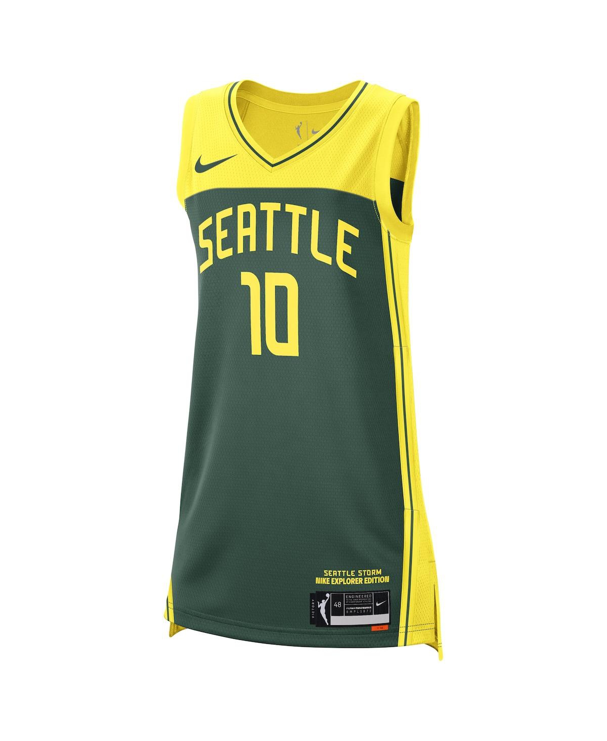Women's Nike Sue BirdSeattle Storm 2021 Explorer Edition Victory Player Jersey - Green