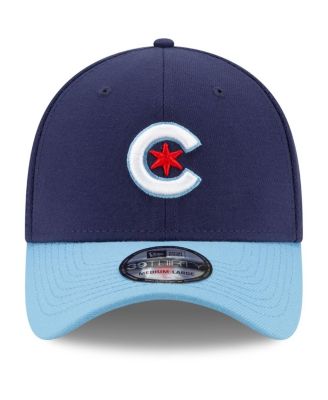 Men's Navy, Light Blue Chicago Cubs 2021 City Connect 39THIRTY Flex Hat