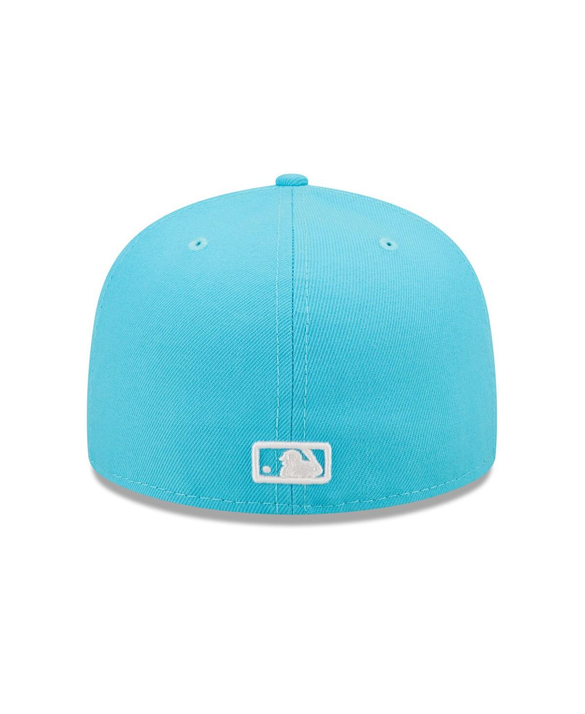 New Era Men's  Blue Los Angeles Dodgers Vice Highlighter Logo 59fifty Fitted Hat In Blue