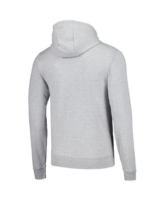 Men's Heather Gray Distressed Tennessee Volunteers Stadium Essential Pullover Hoodie