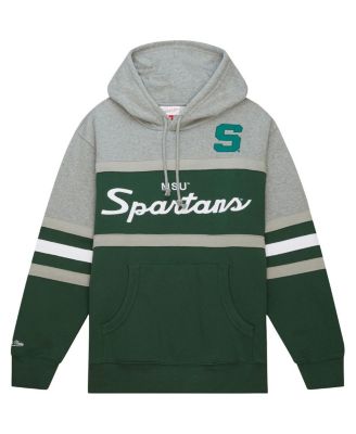 Men's Green Michigan State Spartans Head Coach Pullover Hoodie