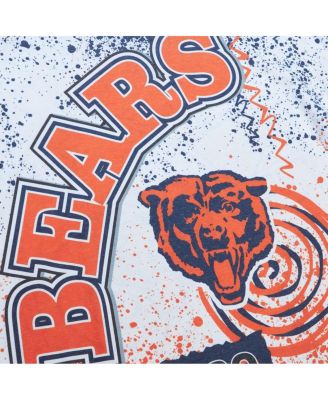 Men's White Chicago Bears Team Burst Sublimated T-shirt