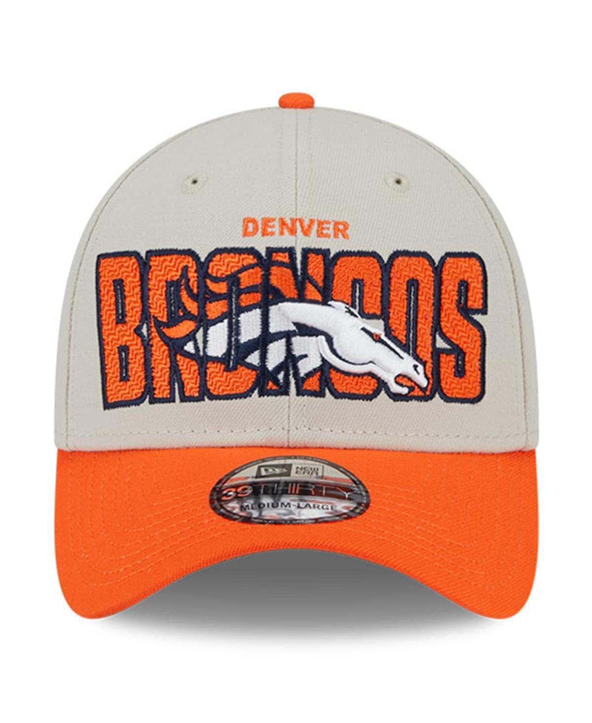 Men's New Era Orange Denver Broncos 2023 Nfl Draft 39THIRTY Flex Hat - Orange