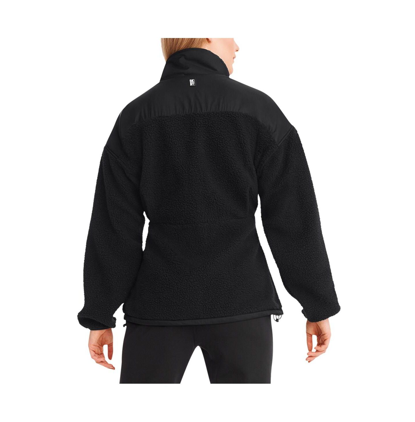 Женская куртка DKNY Black Kansas City Chiefs Drew Mixed Media Full-Zip — фото 2