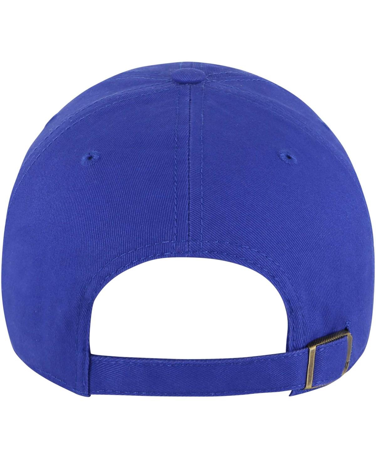 47 Brand Women's ' Royal Philadelphia 76ers Confetti Undervisor Clean Up Adjustable Hat In Royal