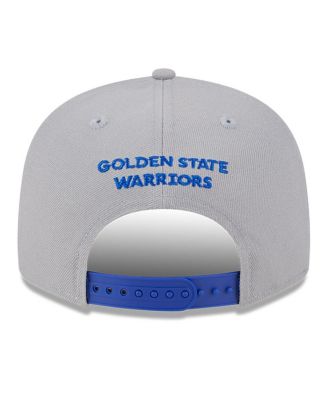Men's Gray Golden State Warriors Chenille Band 9FIFTY Snapback Hat