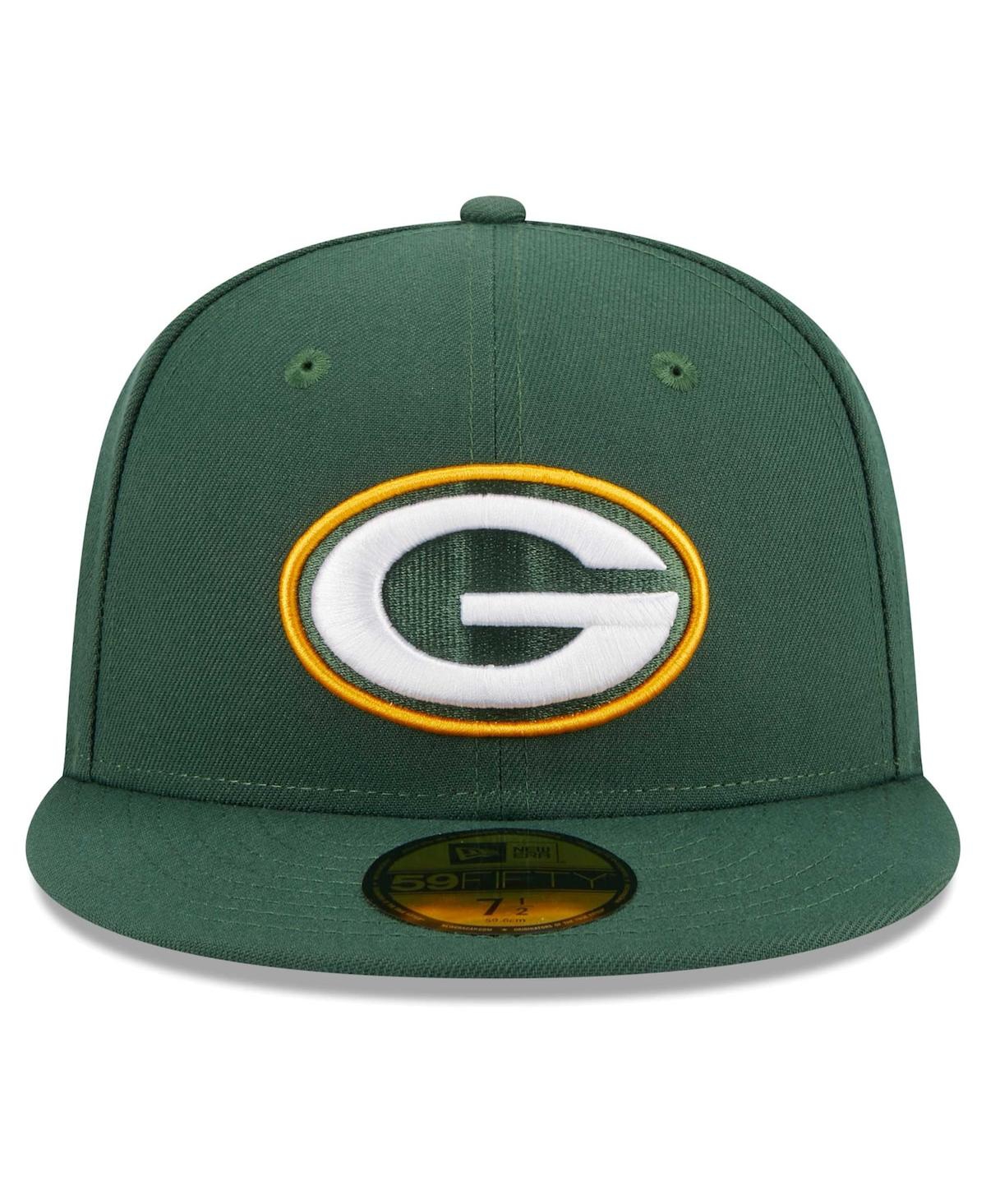 Men's New EraGreen Bay Packers Main Patch 59FIFTY Fitted Hat - Green