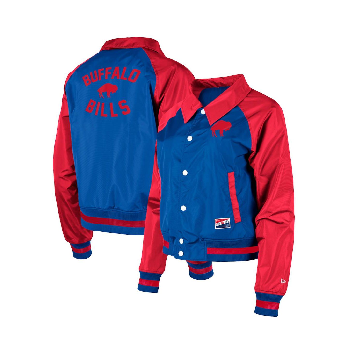 Женская куртка New Era Royal Buffalo Bills Coaches Raglan Full-Snap — фото 1