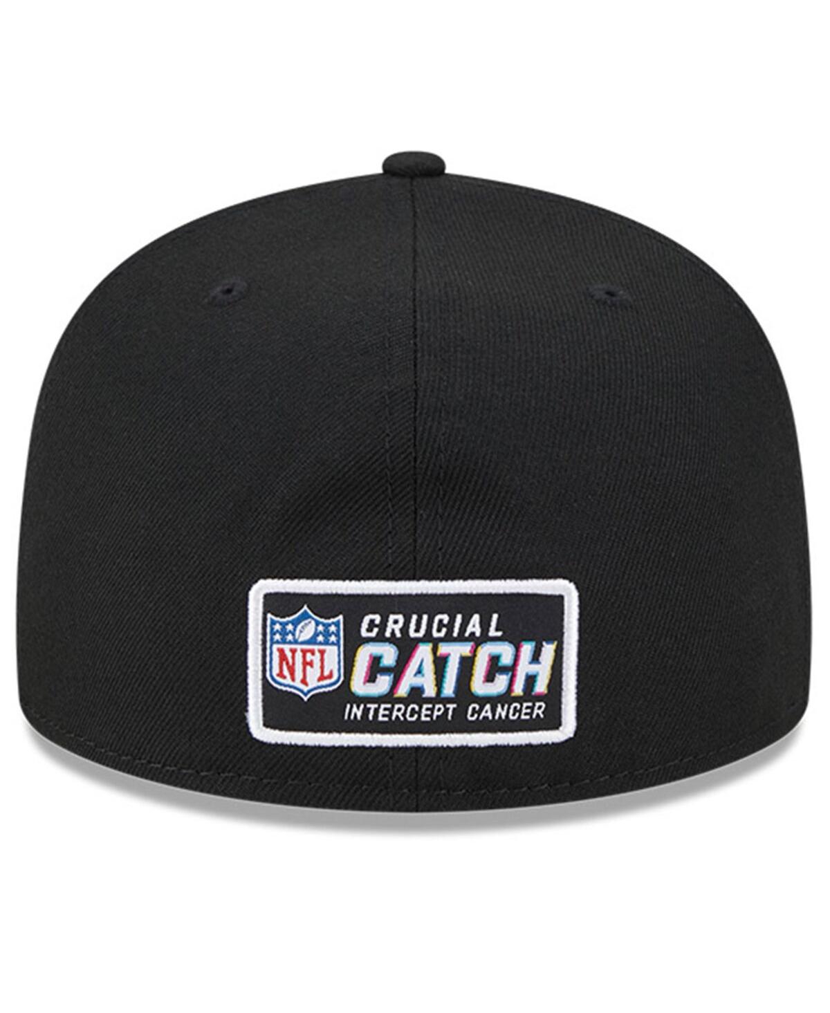 Men's New EraNew Orleans Saints 2023 Nfl Crucial Catch 59FIFTY Fitted Hat - Black
