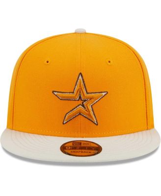 Men's Gold Houston Astros Tiramisu 9FIFTY Snapback Hat