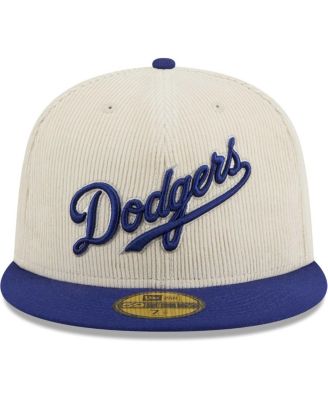 Men's White Los Angeles Dodgers Corduroy Classic 59FIFTY Fitted Hat