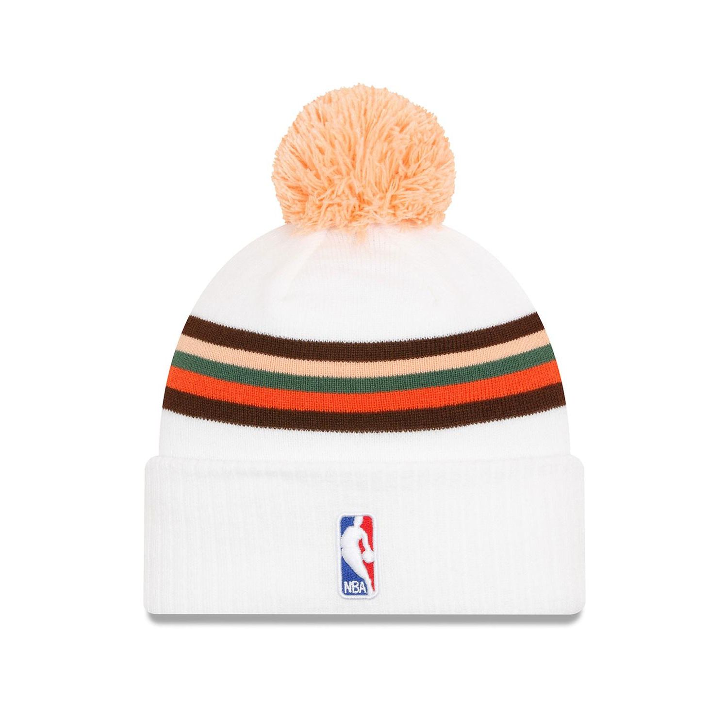 Men's White San Antonio Spurs 2023/24 City Edition Cuffed Pom Knit Hat
