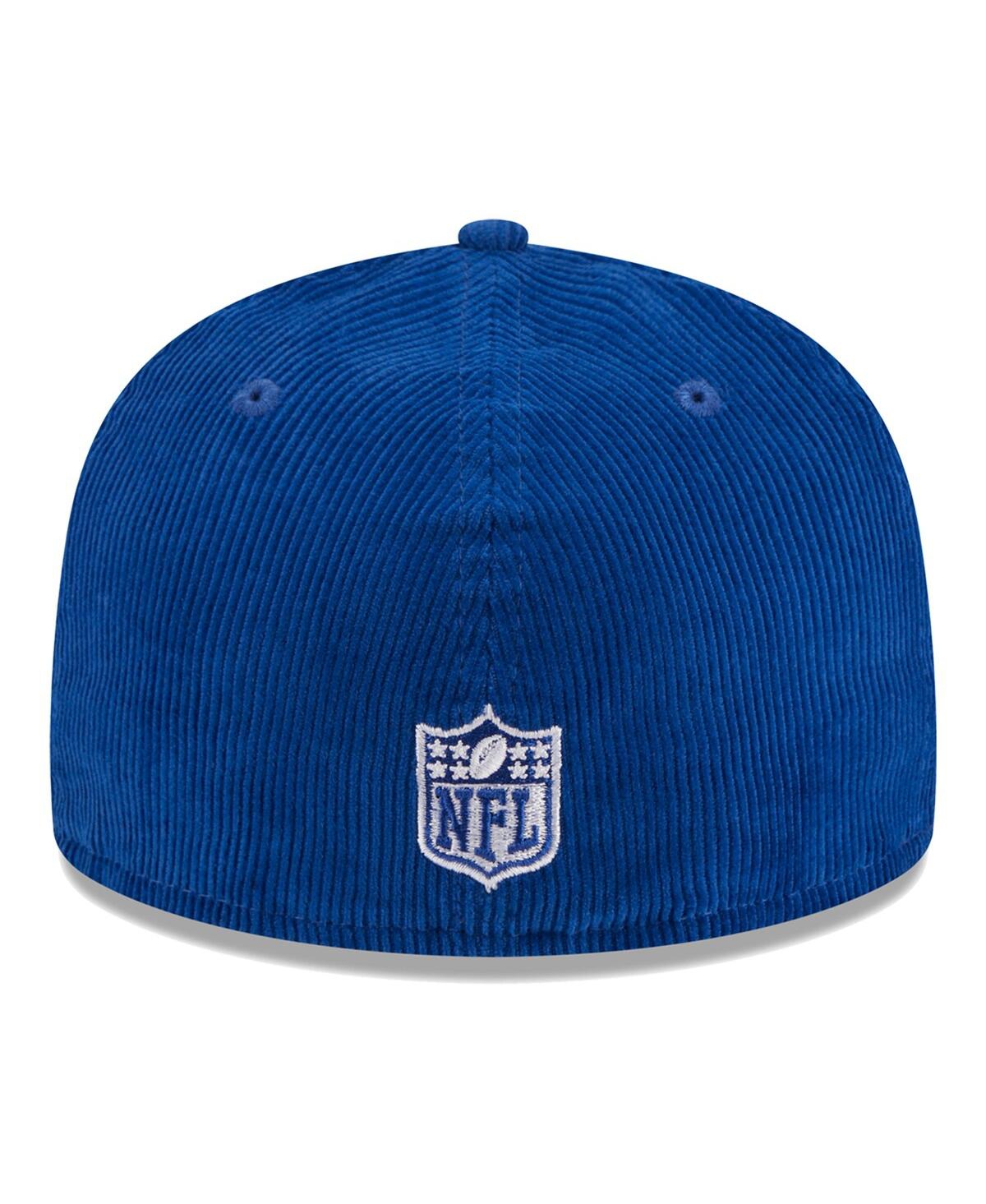 Men's New EraBuffalo Bills Throwback Cord 59FIFTY Fitted Hat - Royal