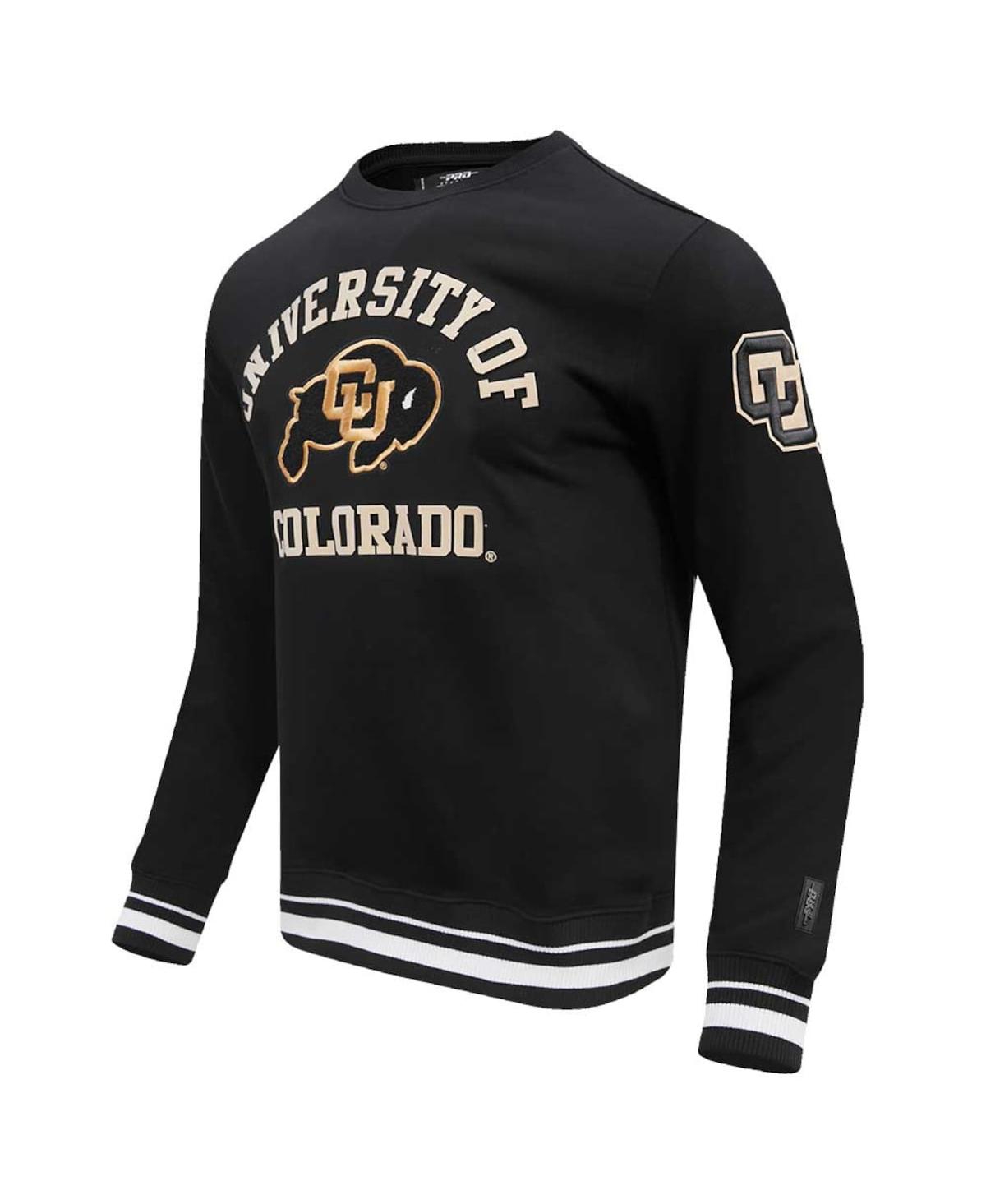 Men's Pro StandardColorado Buffaloes Classic Stacked Logo Pullover Sweatshirt - Black