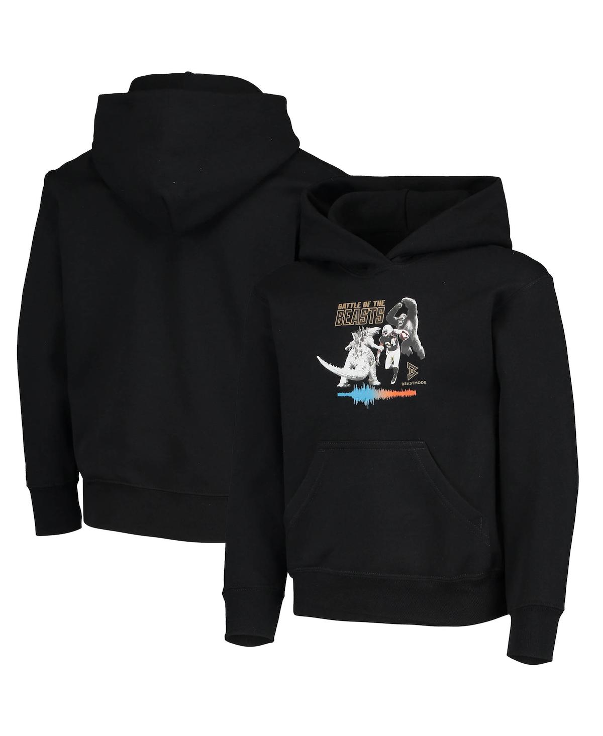 Shop Beast Mode Youth Black  Battle Of The Beasts Pullover Hoodie