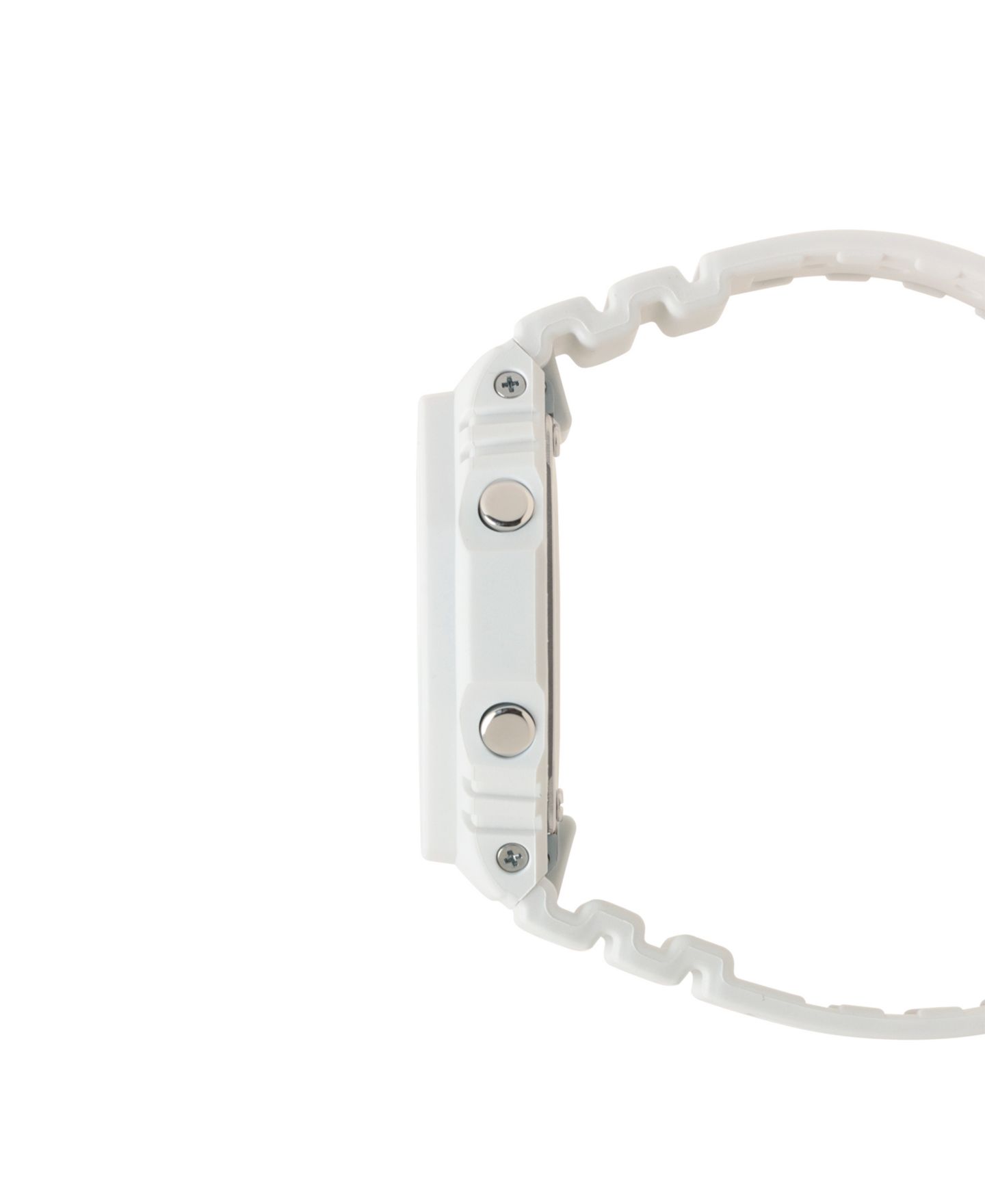 Мужские часы G-Shock Analog Digital White Resin Watch, 45.4mm, GA2100-7A7 — фото 2
