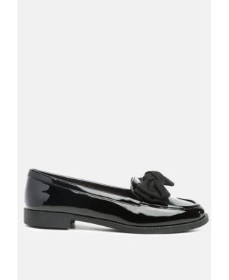 Womens Bowberry Bow Tie Patent Loafers