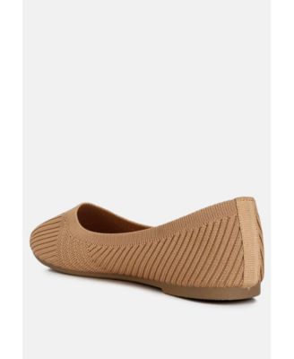 Womens Ammie Solid Casual Ballet Flats