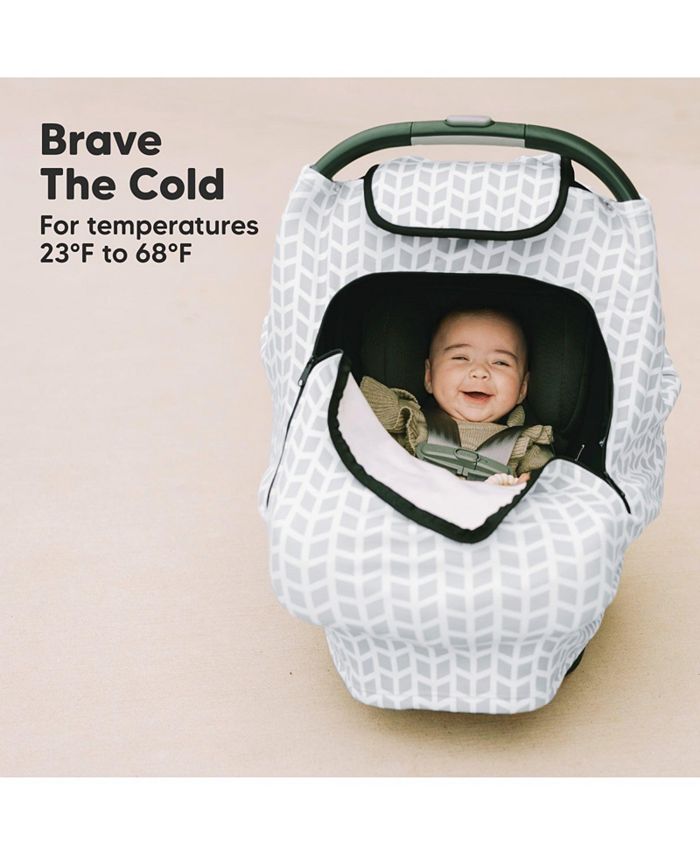 KeaBabies Warmzy Baby Car Seat Cover, Universal Stretch Fit Infant