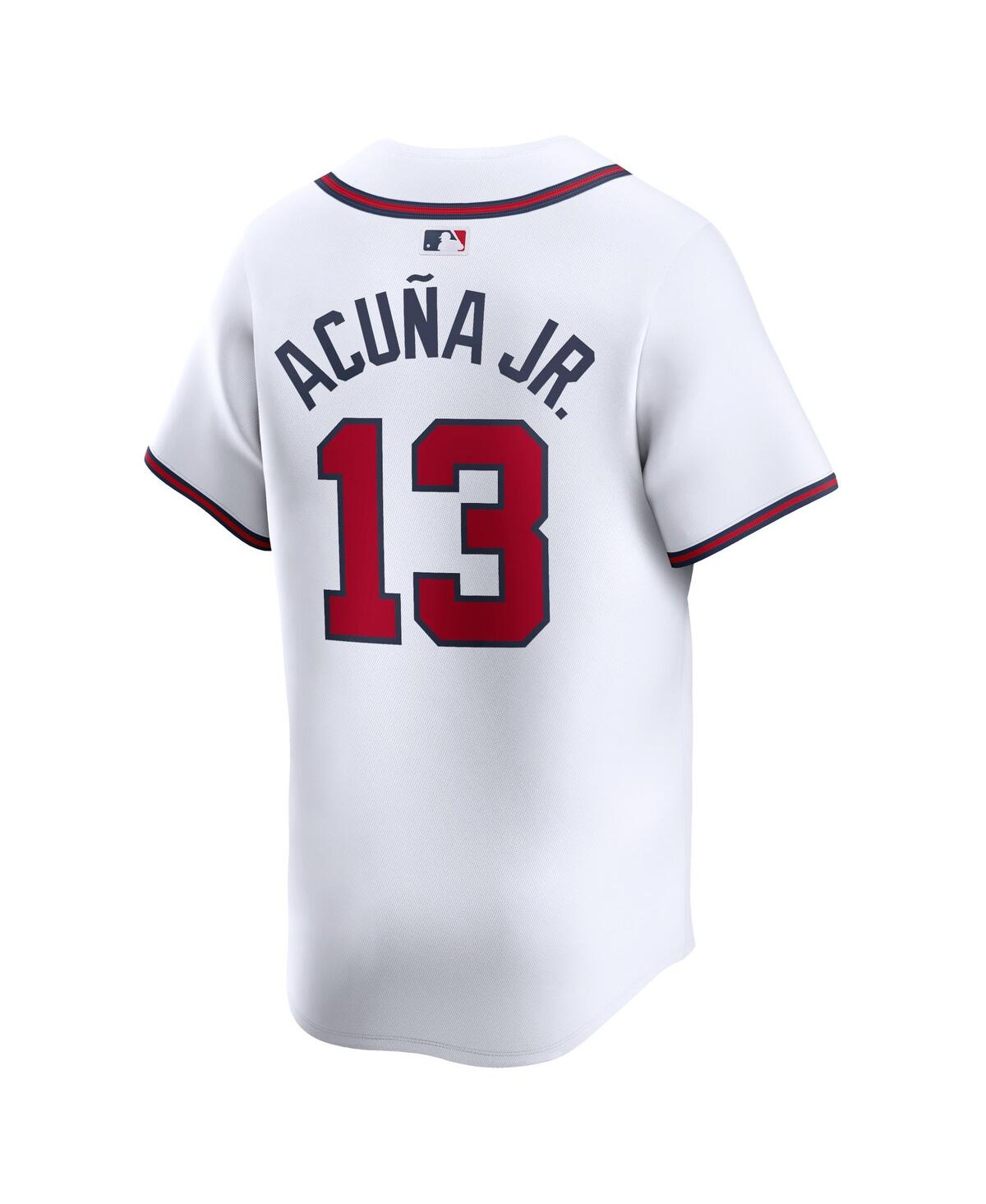 Men's Nike Ronald Acuna Jr.Atlanta Braves Home Limited Player Jersey - White