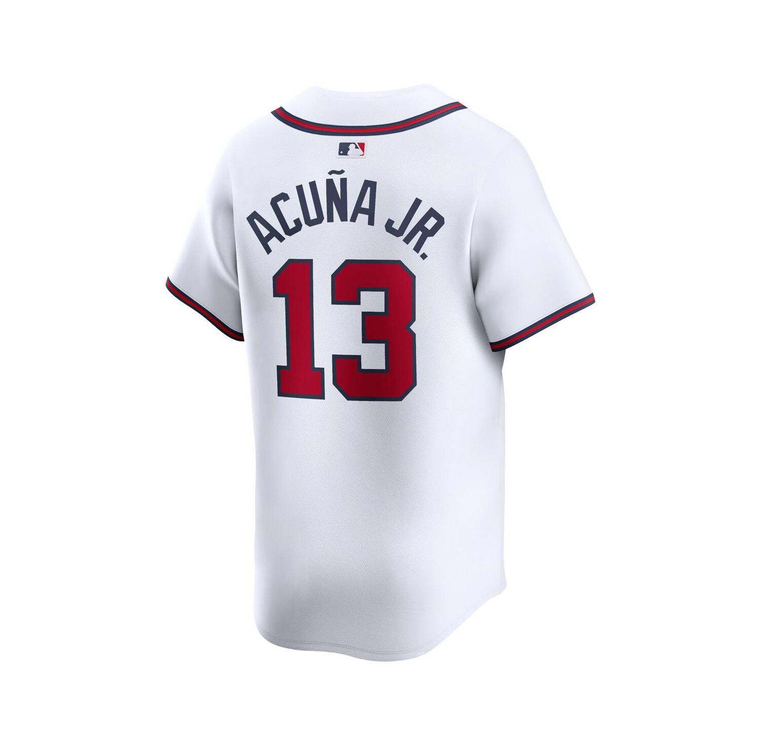 Men's Ronald Acuna Jr. White Atlanta Braves Home Limited Player Jersey